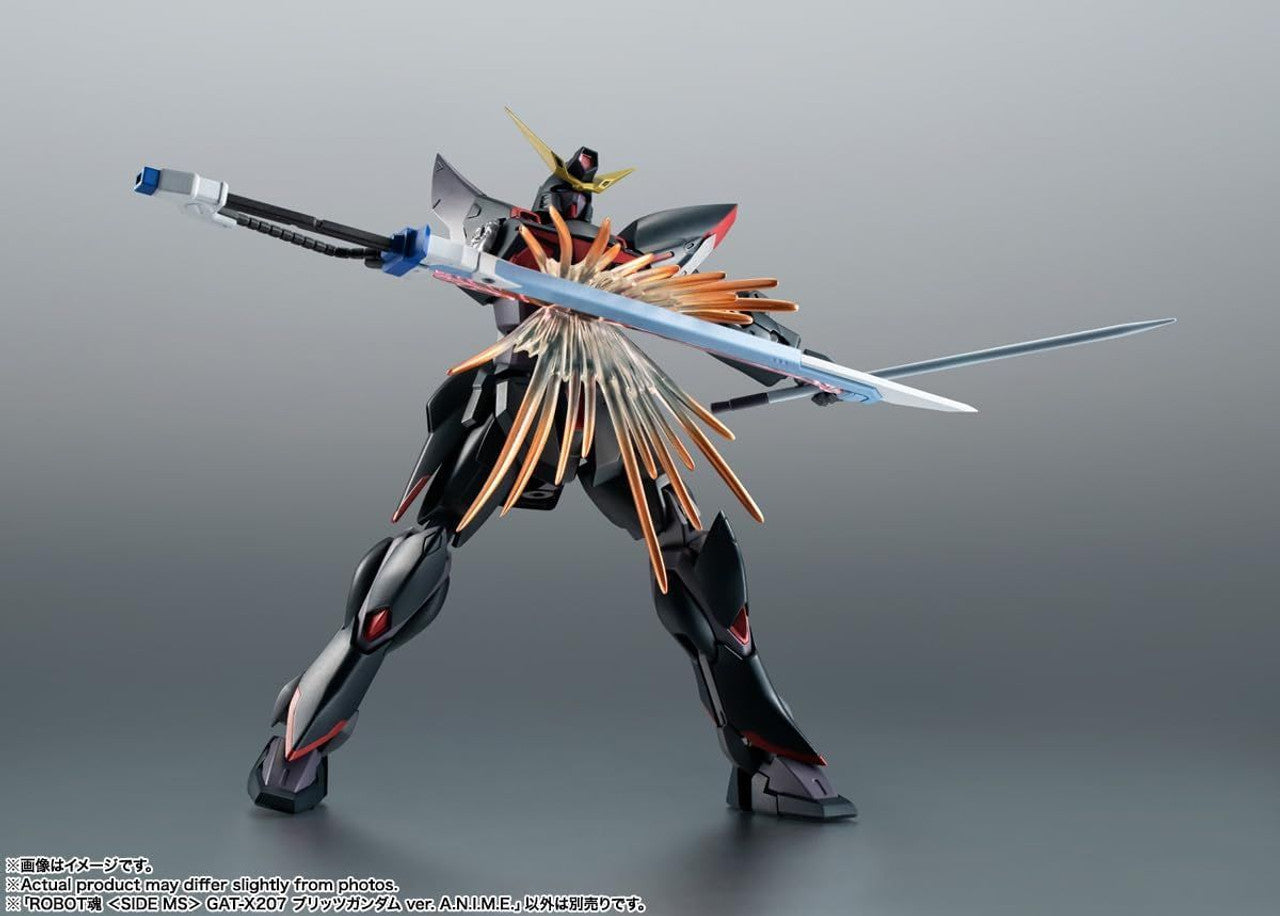 BANDAI Tamashii GAT-X207 BLITZ GUNDAM ver. A.N.I.M.E. "MOBILE SUIT GUNDAM SEED", Bandai Spirits Robot Spirits | 4573102654922