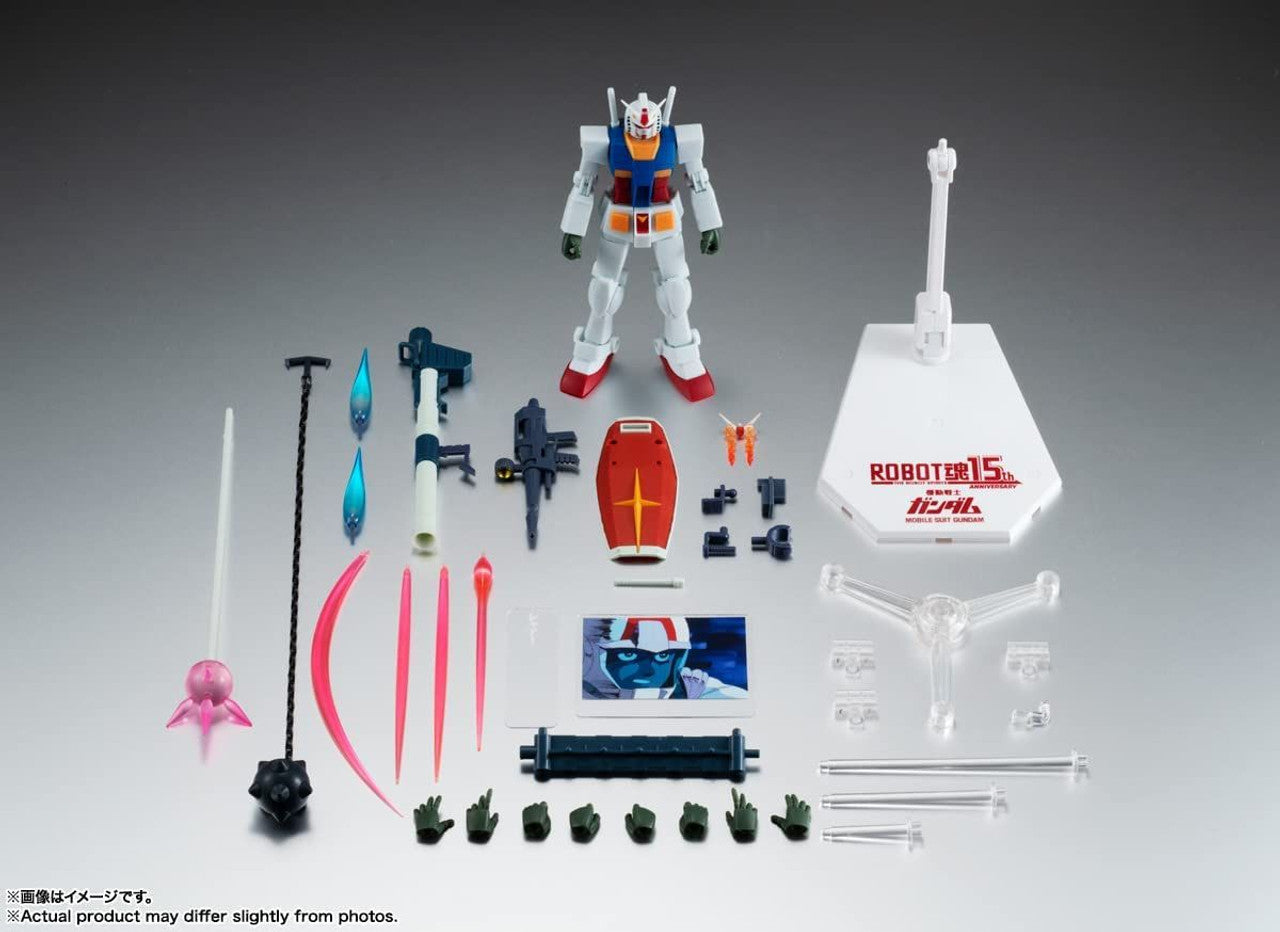 BANDAI Spirits RX-78-2 Gundam ver. A.N.I.M.E. ~Robot Spirits 15th Anniversary~ | 4573102655271