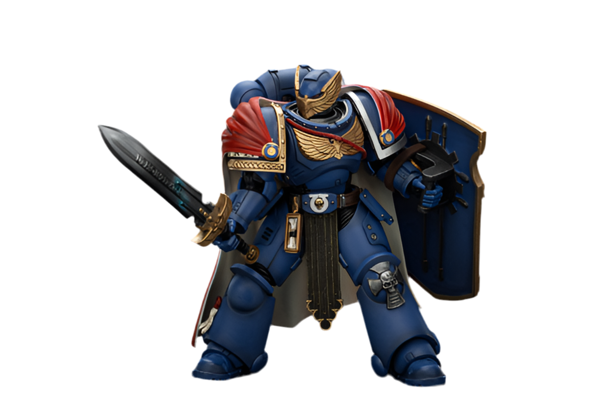 JOYTOY Ultramarines Victrix Honour Guard with Storm Shield And Power Sword | 6927054401345