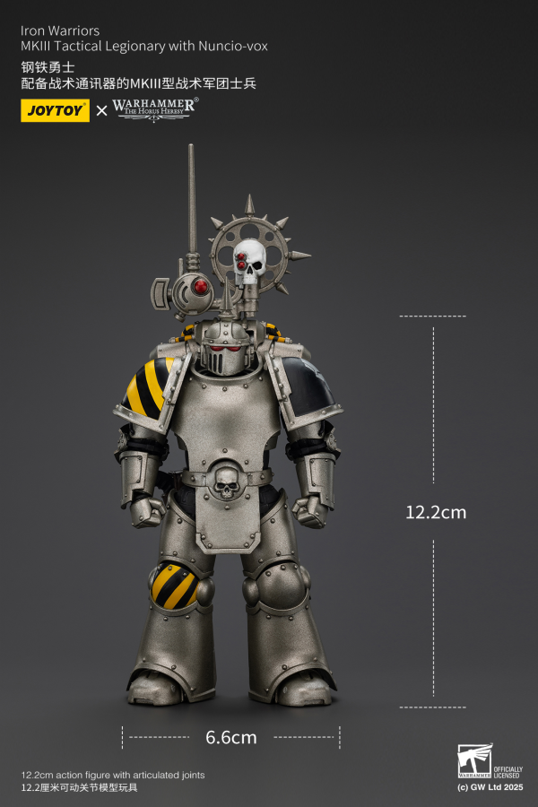 JOYTOY lron Warriors MKlIl Tactical Legionary with Nuncio-vox | 6927054401468