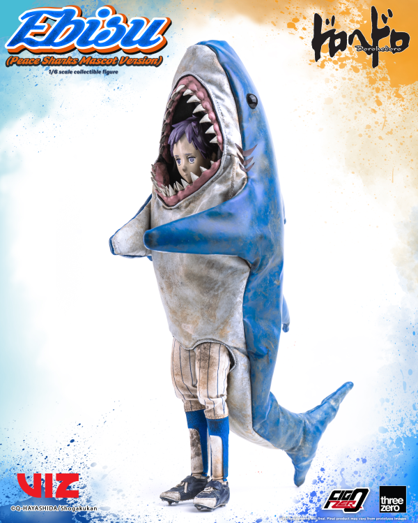 threezero Dorohedoro - FigZero Ebisu (Peace Sharks Mascot Version) | 4895250815391