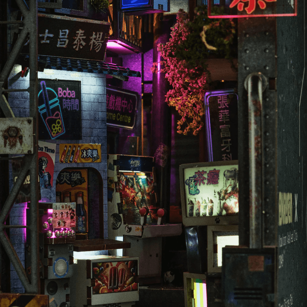 Kowloon Walled City 2049 Book Nook Kit | 8881300806026