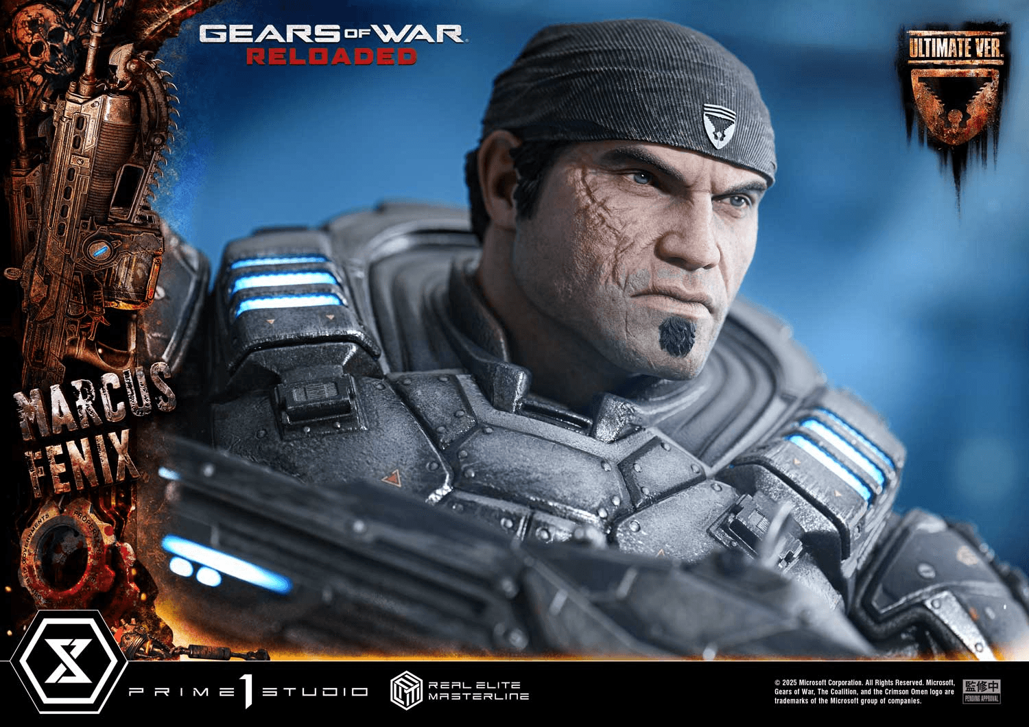 Real Elite Masterline Gears of War: Reloaded Marcus Fenix Ultimate Version | 4582647123480