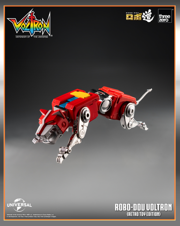 threezero Voltron: Defender of the Universe ROBO-DOU Voltron (Retro Toy Edition) | 4895250816800