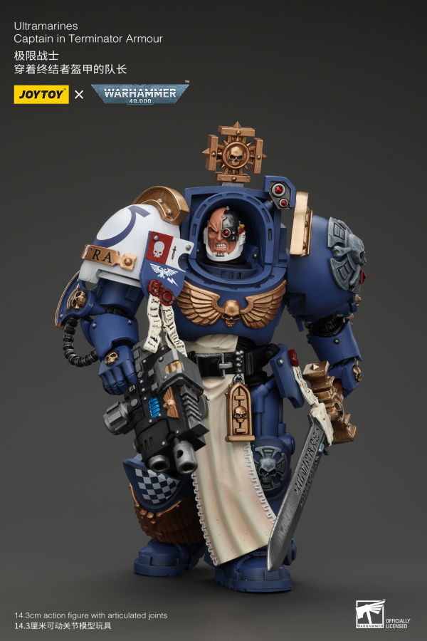 Joy Toy Ultramarines Captain In Terminator Armour | 6973130374980