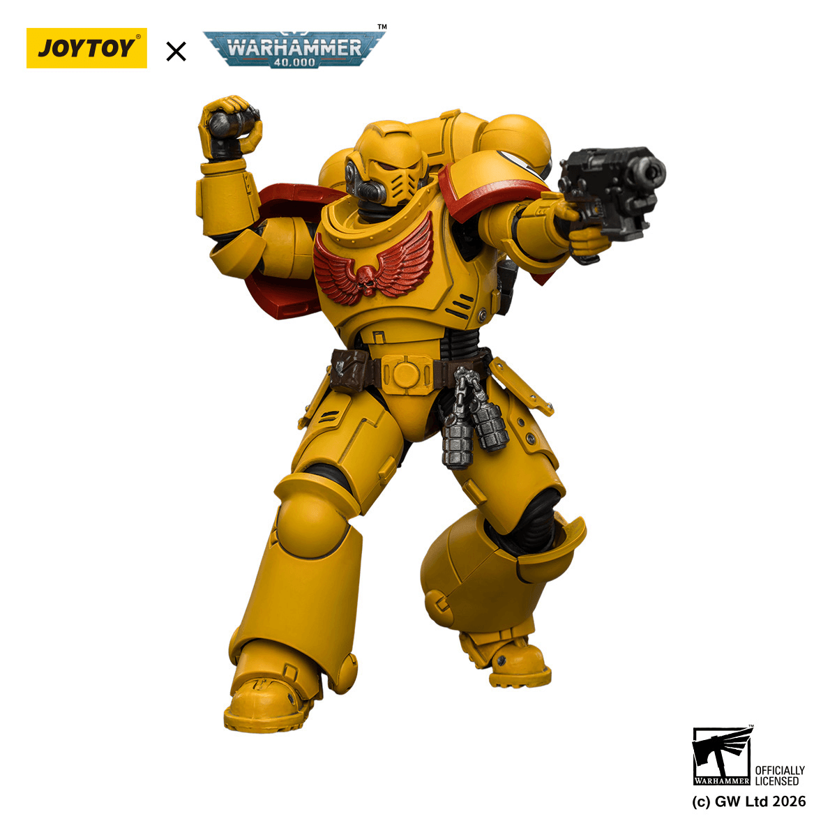 Imperial Fists Intercessor with Bolt Rifle, Bolt Pistol and Chainsword | 6927054403844