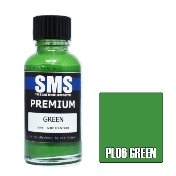 The Scale Modellers Supply (SMS) Premium GREEN 30ml | 707959820870