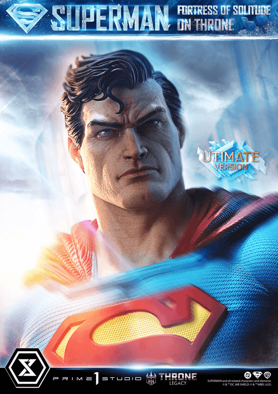 Prime 1 Studio Throne Legacy Superman (Comics) Superman Fortress of Solitude on Throne (Design by Gabriele Dell'Otto) Ultimate Bonus Version | 4582647122162