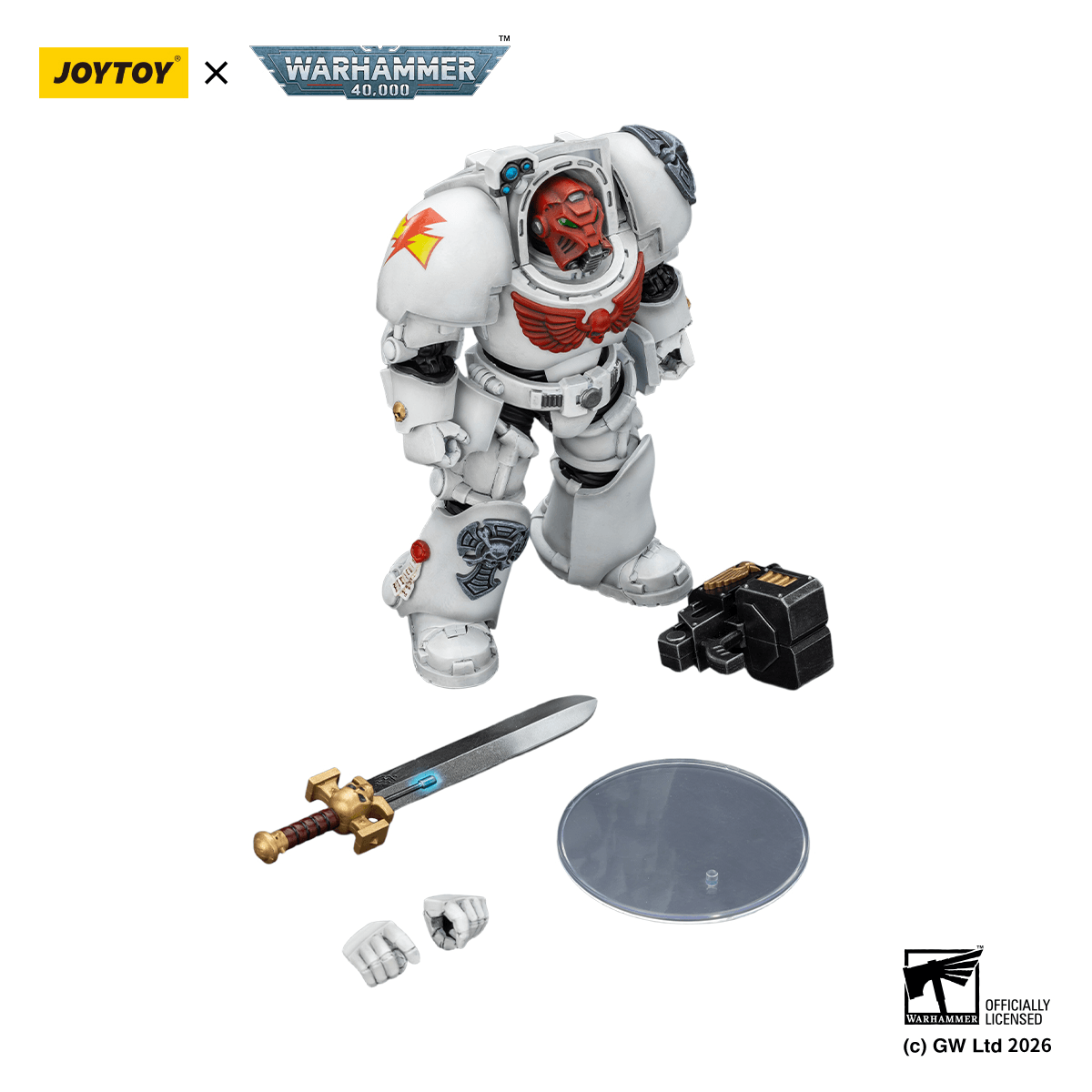 White Scars Terminator 1 with Power Sword and Storm Bolter | 6927054403189