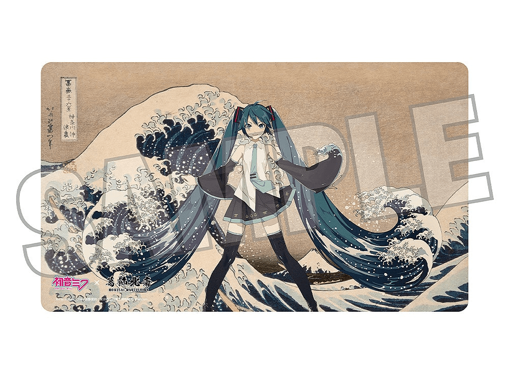 Hatsune Miku x Katsushika Hokusai iXima Desk Mat The Great Wave off Kanagawa | 4580781044739