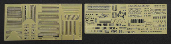 Hasegawa 1/350 IJN AIRCRAFT CARRIER JUNYO (Z30) DETAIL UP ETCHING PARTS SUPER(4967834721654)(4967834721654)