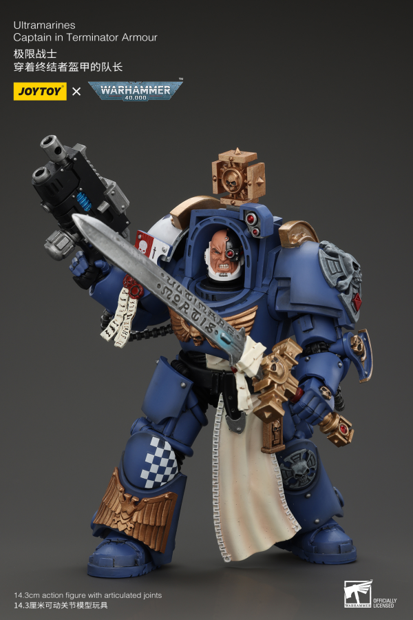 Joy Toy Ultramarines Captain In Terminator Armour | 6973130374980