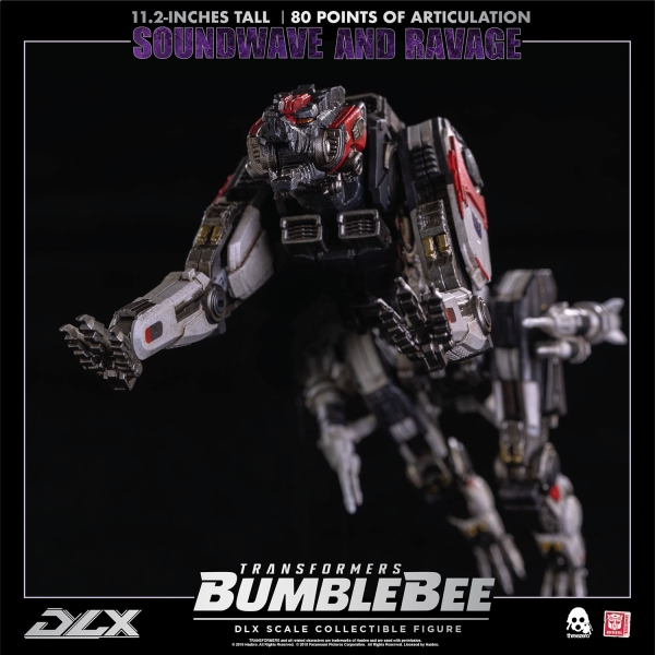 Three Zero Transformers: Bumblebee - DLX Soundwave and Ravage | 4897056202627