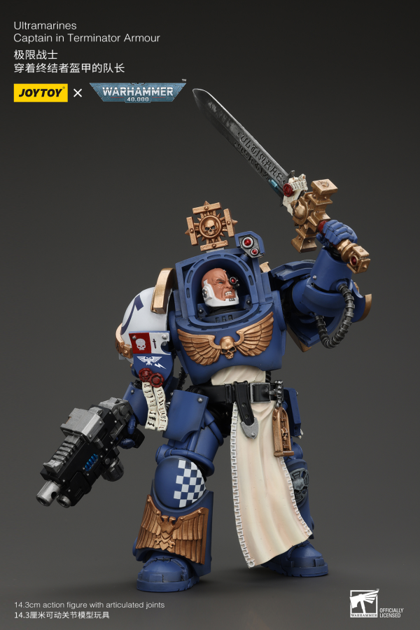 Joy Toy Ultramarines Captain In Terminator Armour | 6973130374980