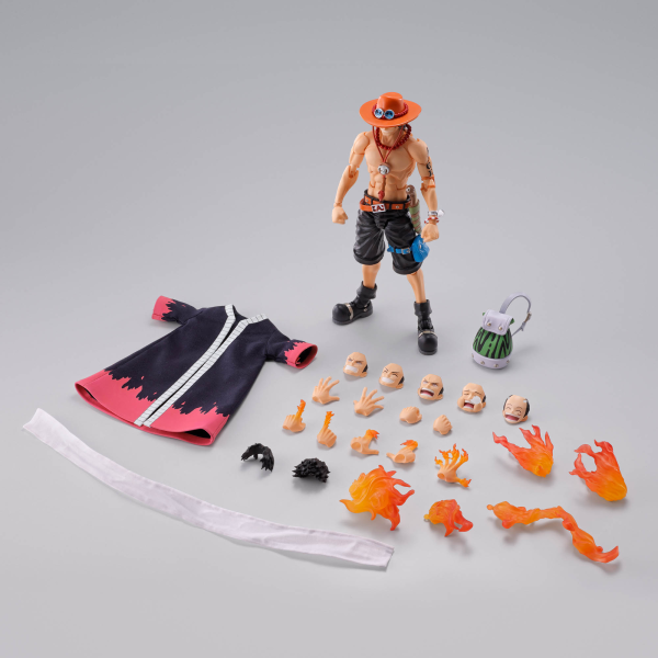BANDAI Tamashii PORTGAS・D・ACE -FIRE FIST- "ONE PIECE", TAMASHII NATIONS S.H.Figuarts | 4573102668103