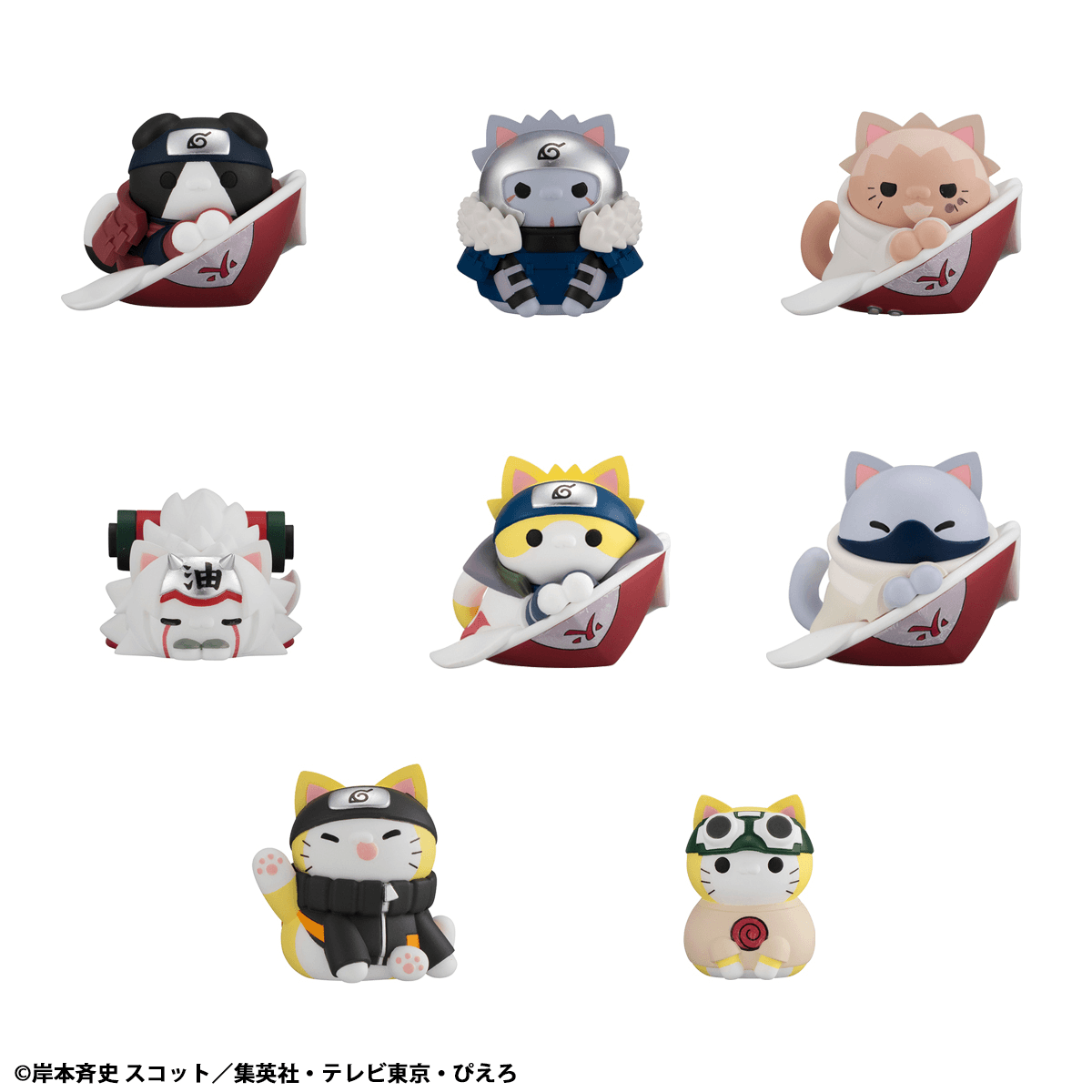 MEGA CAT PROJECT Naruto ShippudenNyaruto!The bond between master and disciple ver.(Repeat) (Box of 8)