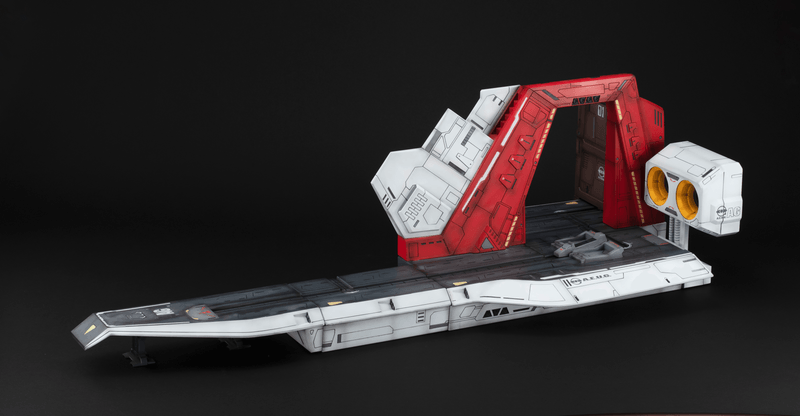 MegaHouse Realistic Model Series: MOBILE SUIT Z GUNDAM (1/144 HG series) Nahel Argama catapult deck 40th Anniversary Edition | 4535123845406