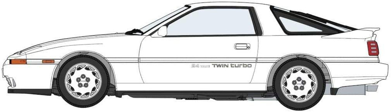 Hasegawa 1/24 TOYOTA SUPRA A70 GT TWIN TURBO 1989 WHITE PACKAGE