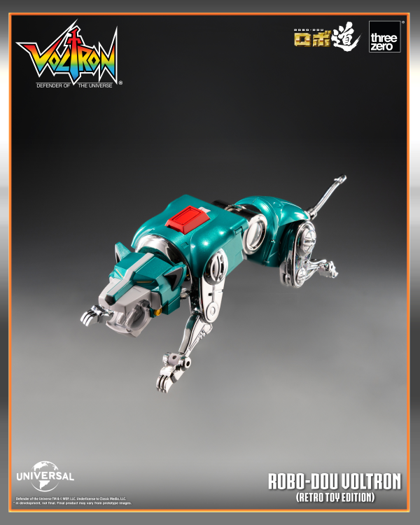 threezero Voltron: Defender of the Universe ROBO-DOU Voltron (Retro Toy Edition) | 4895250816800