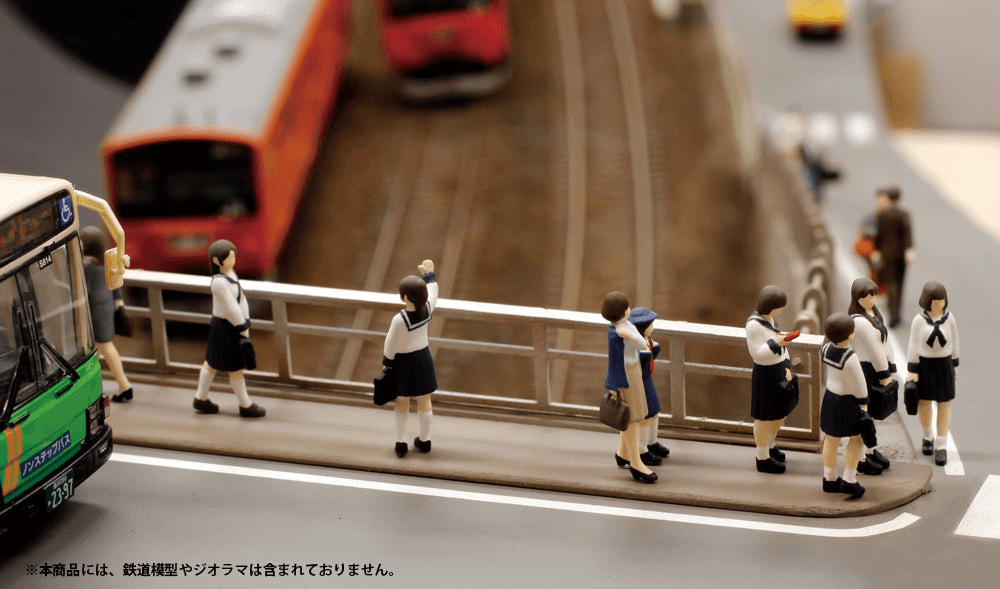 (Rerelease) 1/80 Scale super minifigure series6 That Day's Bus Stop Set - Release Date: 08/2026 | 4582362383077