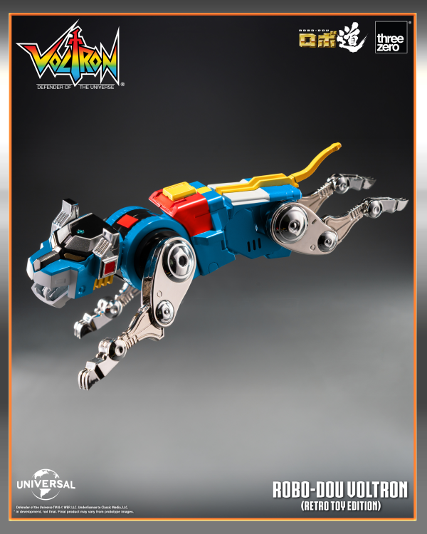 threezero Voltron: Defender of the Universe ROBO-DOU Voltron (Retro Toy Edition) | 4895250816800