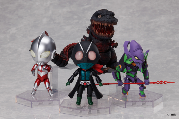 elcoco DFORM+ SHIN JAPAN HEROS UNIVERSE Full Action Deforme Figure(Set of 4 figures)(4582705286447)(4582705286447)