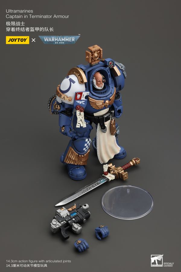Joy Toy Ultramarines Captain In Terminator Armour | 6973130374980