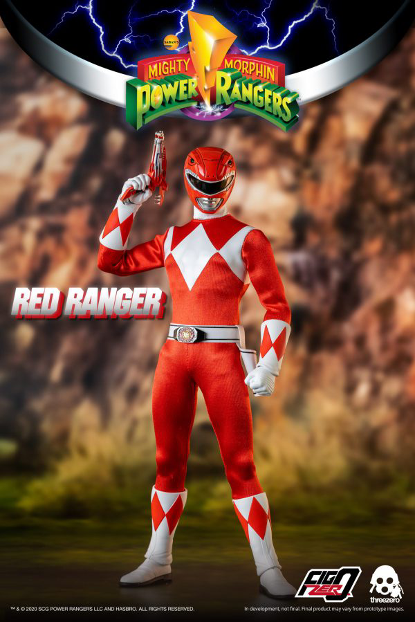 Three Zero Mighty Morphin Power Rangers - FigZero 1/6 Red Ranger | 4897056203136