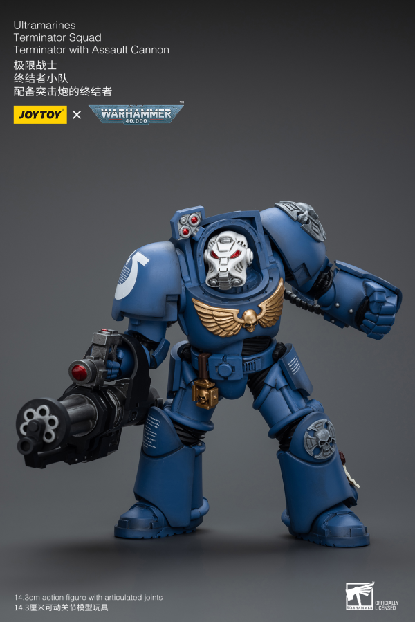 Joy Toy Ultramarines Terminator Squad Terminator with Assault Cannon | 6973130379947