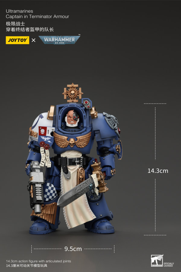 Joy Toy Ultramarines Captain In Terminator Armour | 6973130374980
