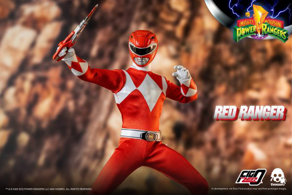 Three Zero Mighty Morphin Power Rangers - FigZero 1/6 Red Ranger | 4897056203136