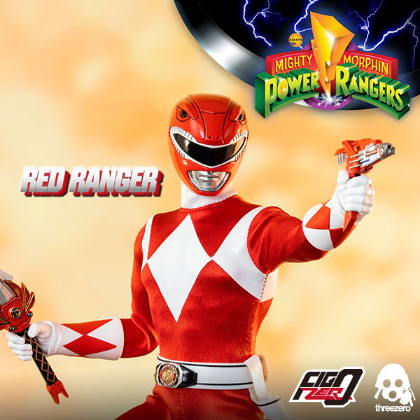 Three Zero Mighty Morphin Power Rangers - FigZero 1/6 Red Ranger | 4897056203136