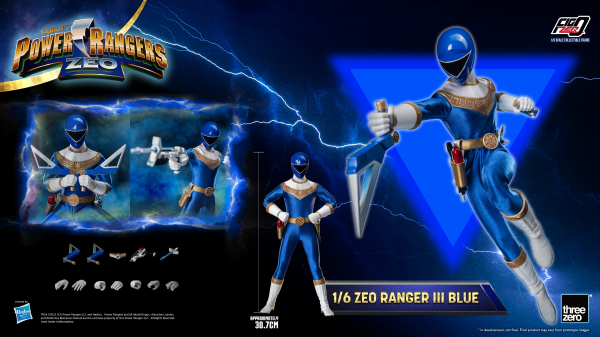 Three Zero Power Rangers Zeo - FigZero 1/6 Zeo Ranger III Blue | 4895250810372