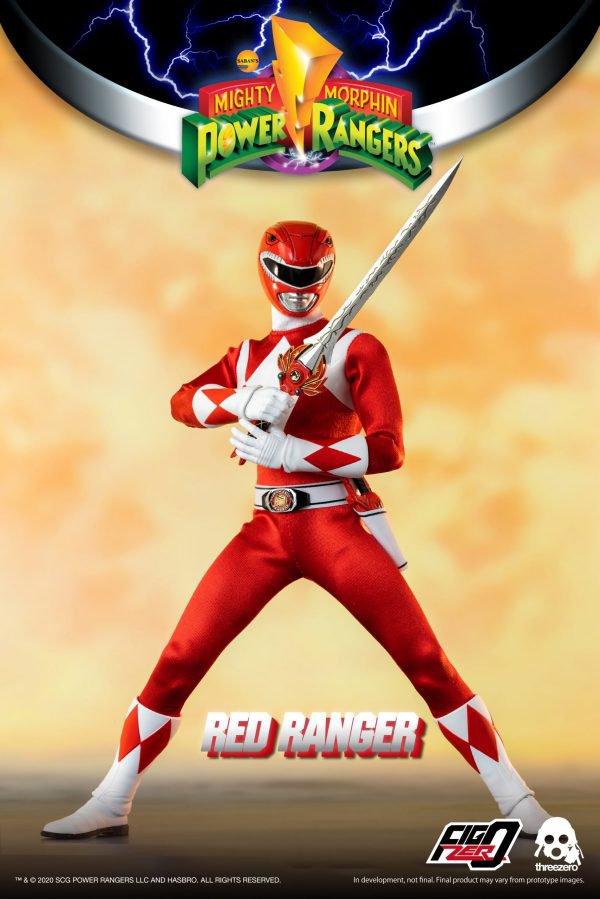 Three Zero Mighty Morphin Power Rangers - FigZero 1/6 Red Ranger | 4897056203136