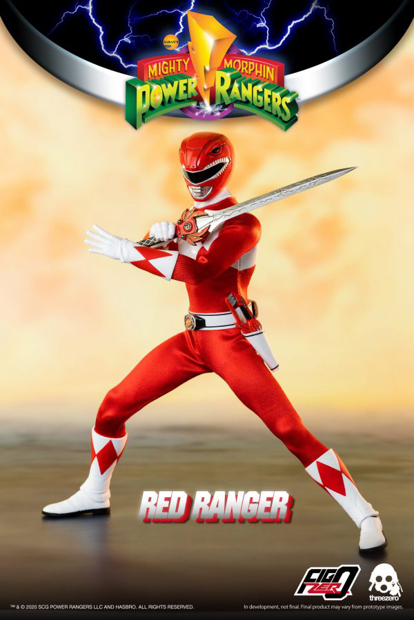 Three Zero Mighty Morphin Power Rangers - FigZero 1/6 Red Ranger | 4897056203136
