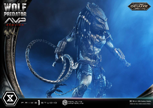 Prime 1 Studio Real Elite Masterline Aliens vs. Predator: Requiem Wolf Predator DX Bonus Version | 4582647121646