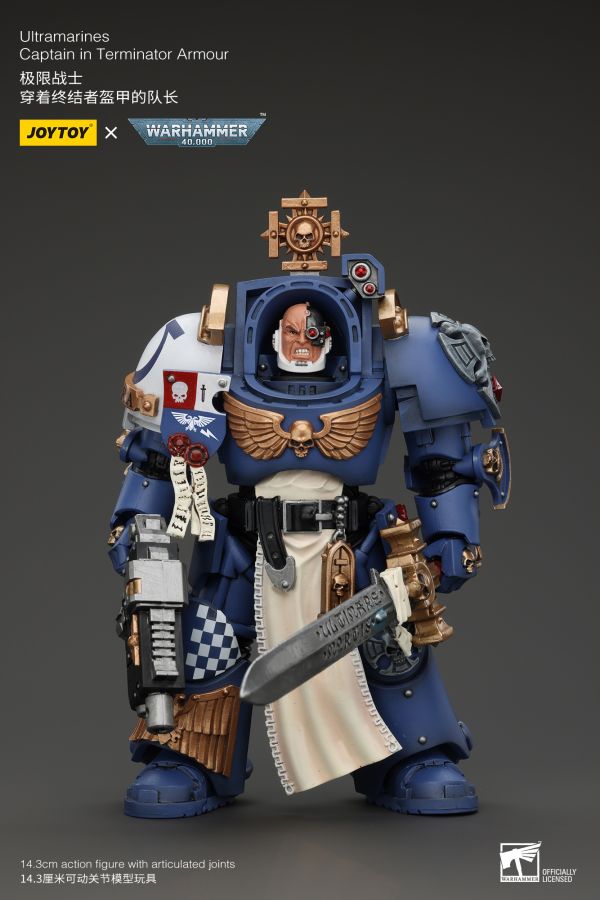 Joy Toy Ultramarines Captain In Terminator Armour | 6973130374980