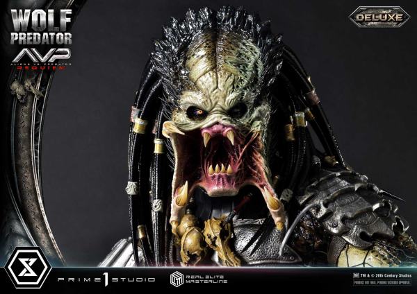 Prime 1 Studio Real Elite Masterline Aliens vs. Predator: Requiem Wolf Predator DX Bonus Version | 4582647121646