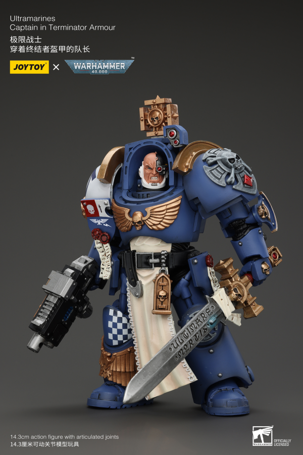 Joy Toy Ultramarines Captain In Terminator Armour | 6973130374980