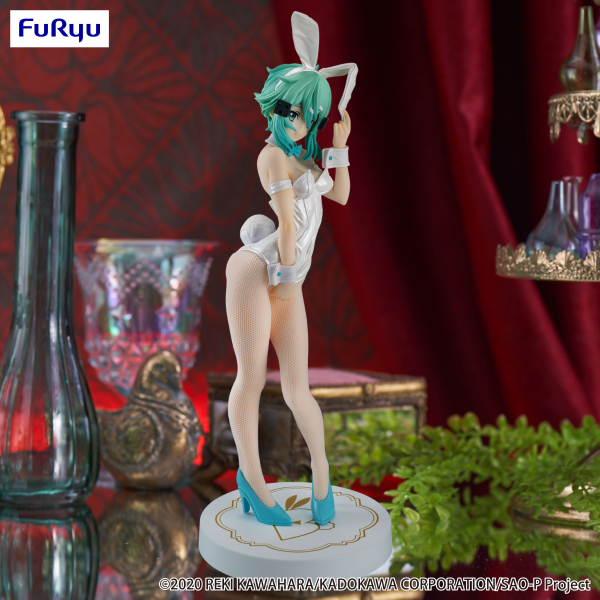 FuRyu Sword Art Online BiCute Bunnies Figure -Sinon White Pearl ver.- | 4582782366315