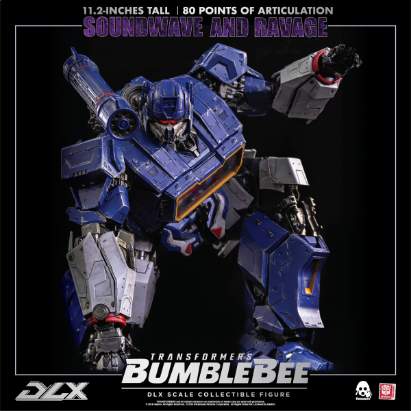 Three Zero Transformers: Bumblebee - DLX Soundwave and Ravage | 4897056202627