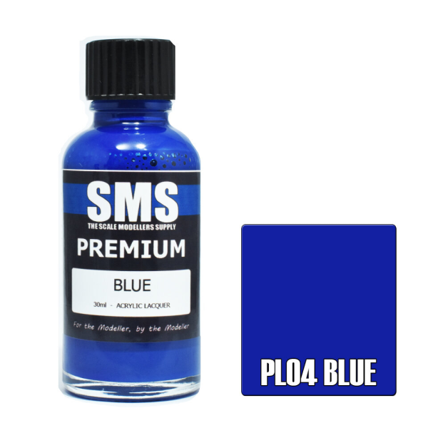 The Scale Modellers Supply (SMS) Premium BLUE 30ml | 707959820856