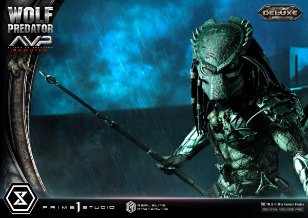 Prime 1 Studio Real Elite Masterline Aliens vs. Predator: Requiem Wolf Predator DX Bonus Version | 4582647121646