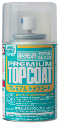 Mr Hobby Mr Premium Top Coat Semi-Gloss | 4973028432947