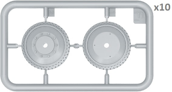 MiniArt T-34 Wheels Set. 1942 Series (1/35) | 4820183310750