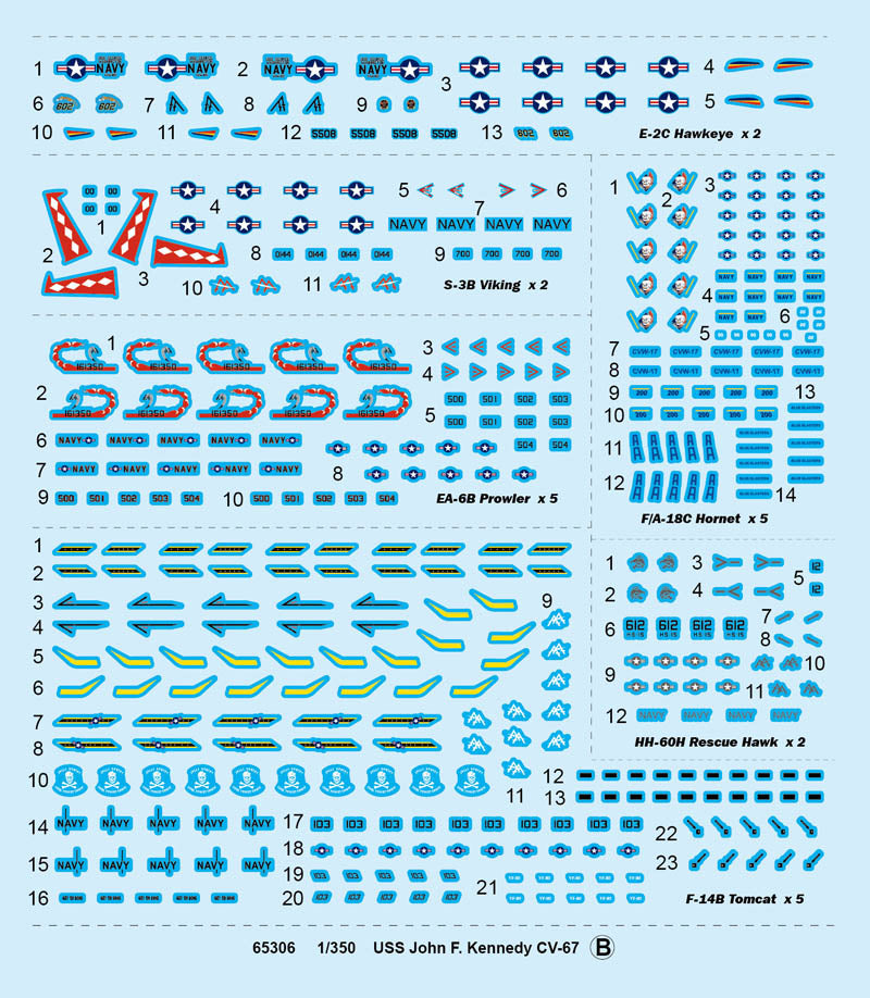 ILOVEKIT 1/350 USS John F. Kennedy CV-67