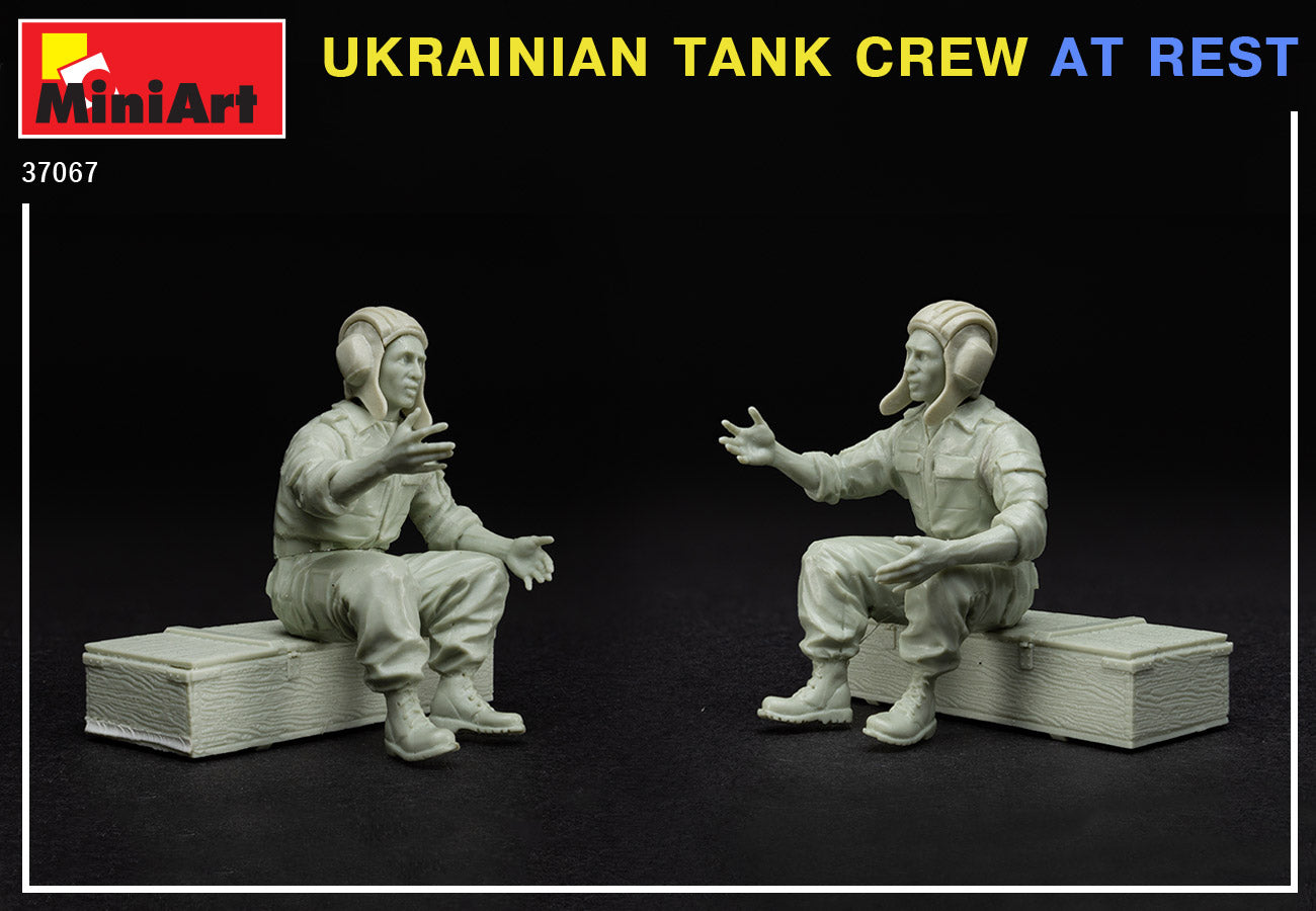 MiniArt Ukrainian Tank Crew At Rest 1/35 Scale | 4820183313300