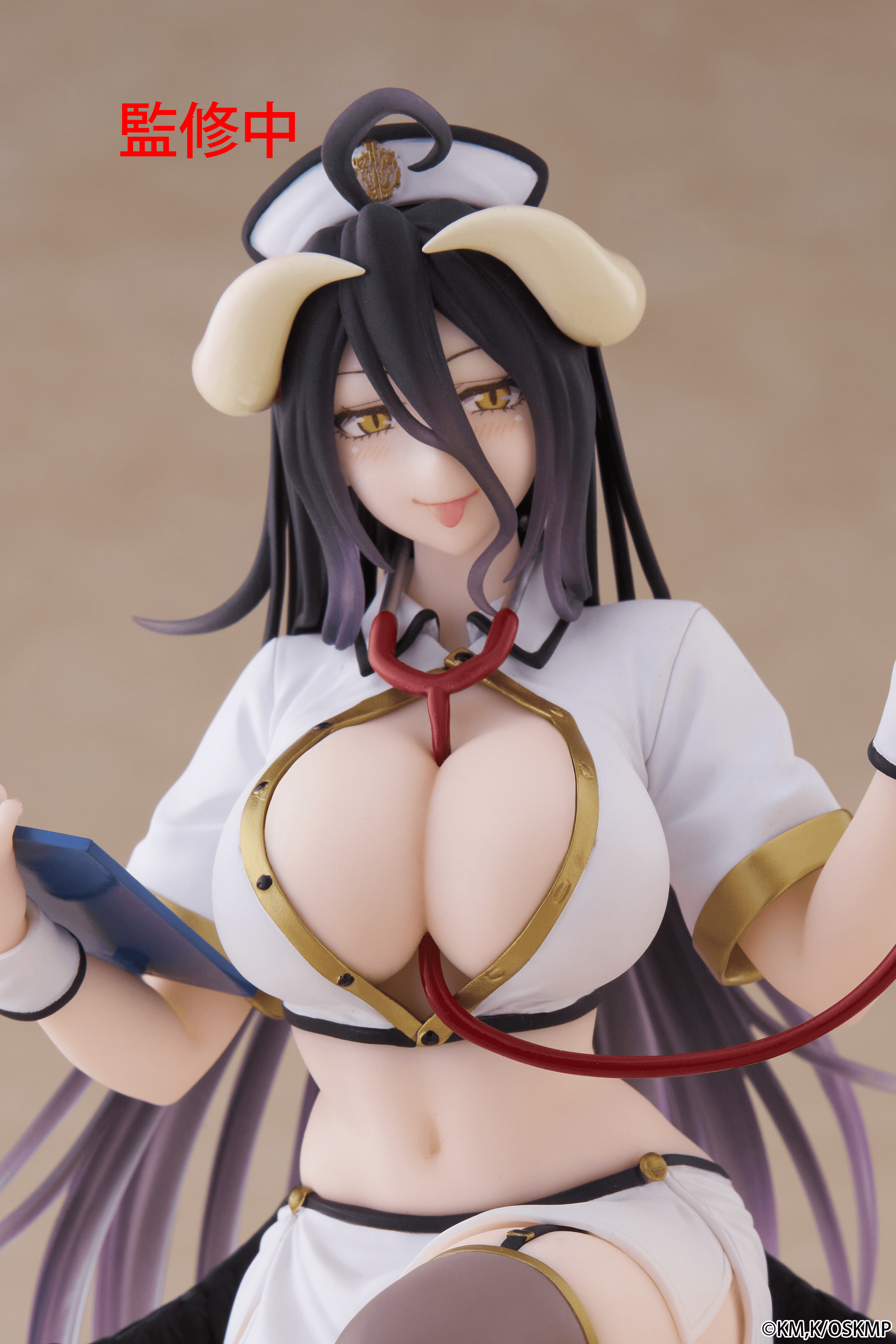 Overlord Desktop Cute Figure - Albedo (Nurse Ver.) | 840342404636