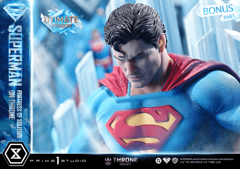 Prime 1 Studio Throne Legacy Superman (Comics) Superman Fortress of Solitude on Throne (Design by Gabriele Dell'Otto) Ultimate Bonus Version | 4582647122162