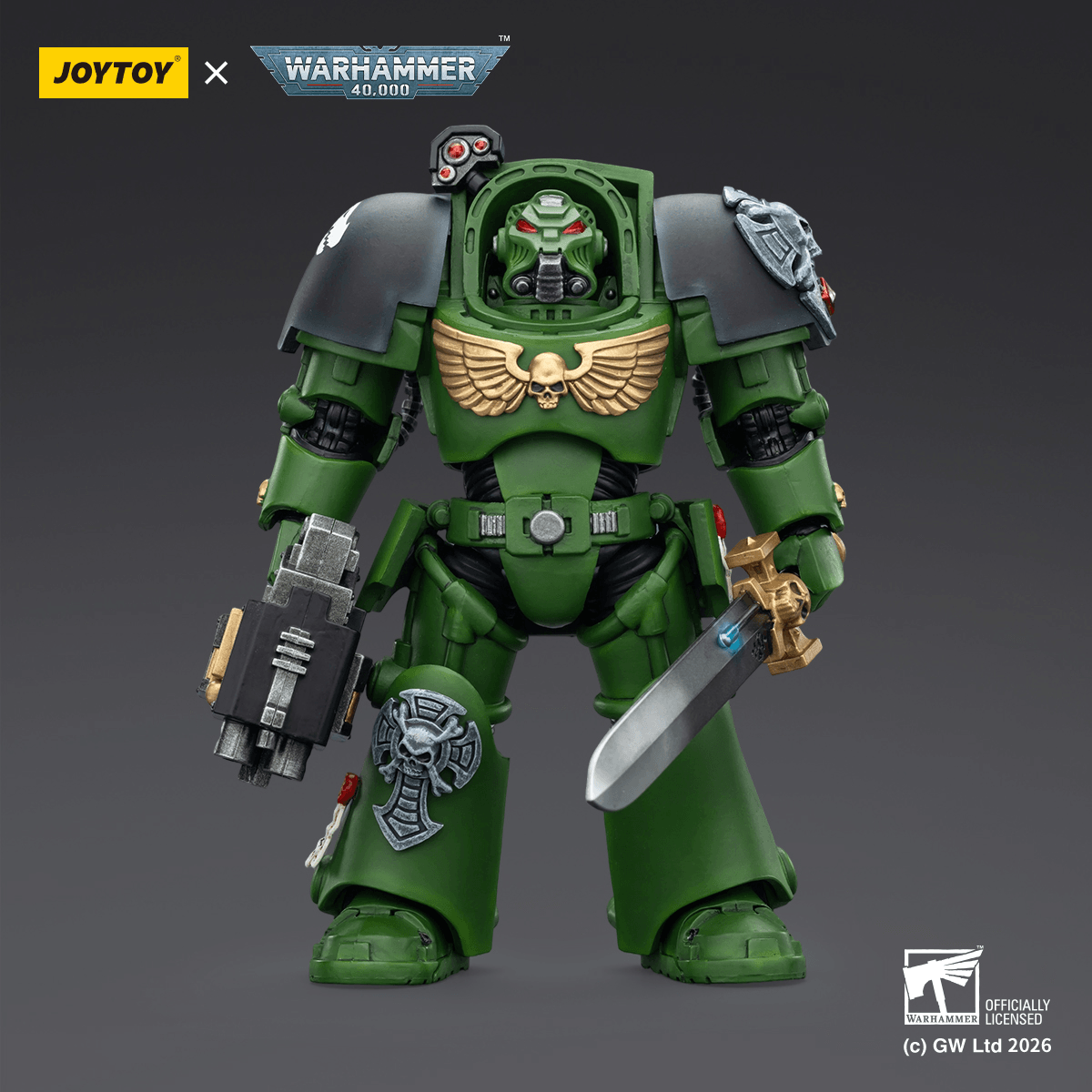 Salamanders Terminator 1 with Power Sword and Storm Bolter | 6927054403219